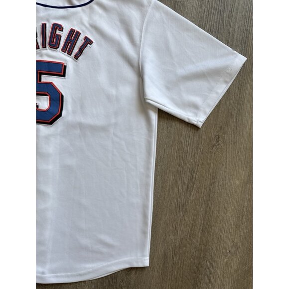 Vintage Y2K New York Mets David Wright #5 Baseball Jersey MLB White Shirt Rare - Picture 13 of 15